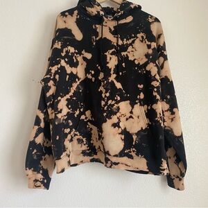 Vintage Hanes Ultimate Cotton PrintPro bleached pullover 
hoodie, L